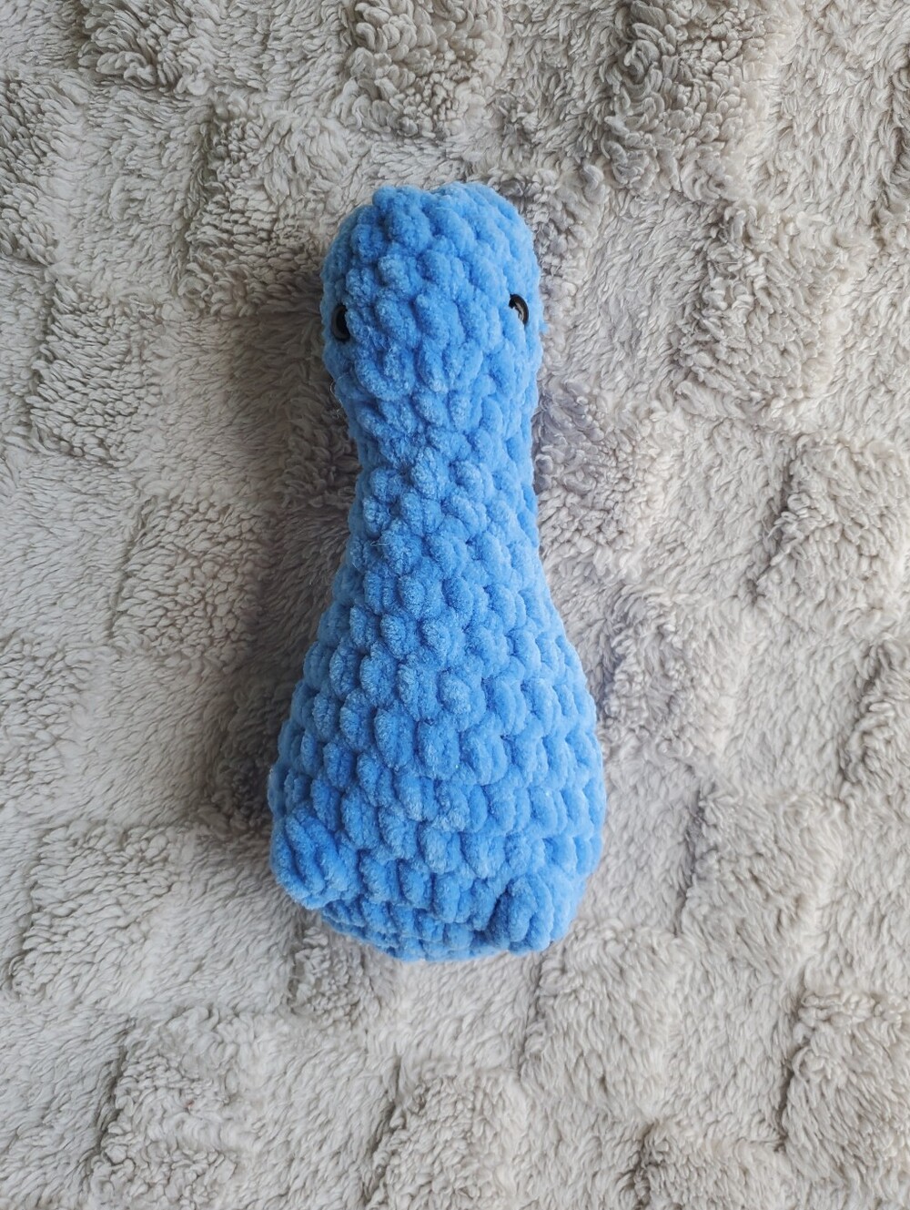 ✨Blue Crochet Plush Dinosaur Toy✨